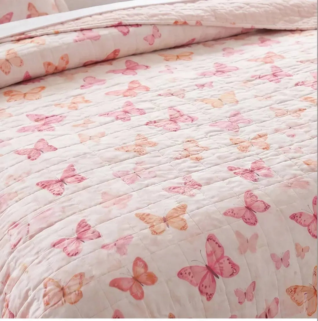 Cobre-leito Bouti Microfibra Ultrassônica Estampado com Porta-travesseiros Lar Bonito